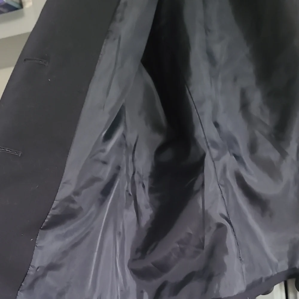 H&M Blue Blazer Classic Tailored Suit Jacket - Picture 3 of 3